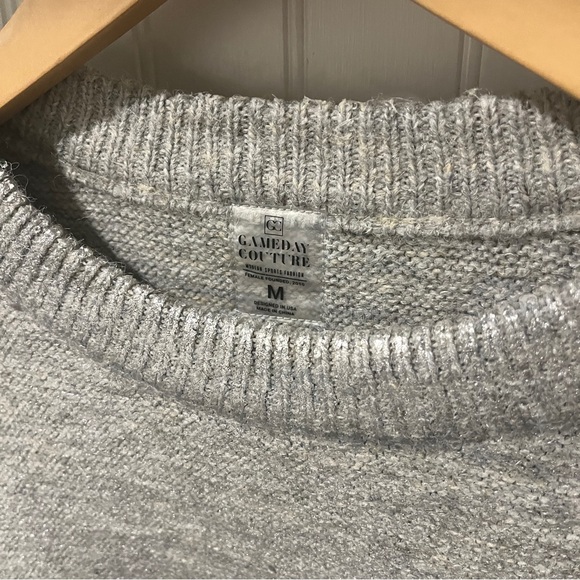 NWT Gameday Couture TEXAS Longhorns Shine Down Oversized Metallic Sweater, Mediu - Picture 4 of 5